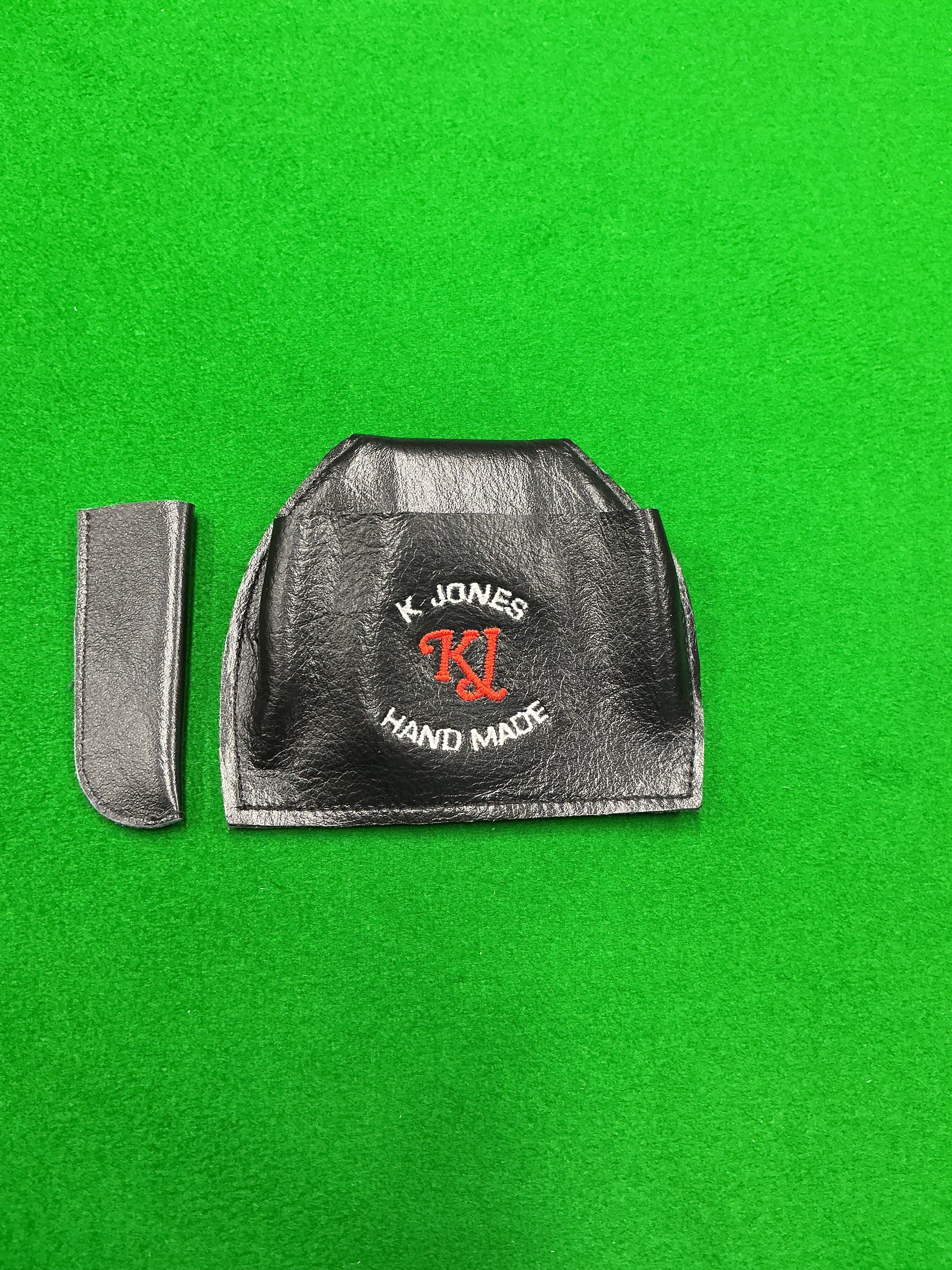 Chalk Pouch & Tip Protector set (genuine leather)